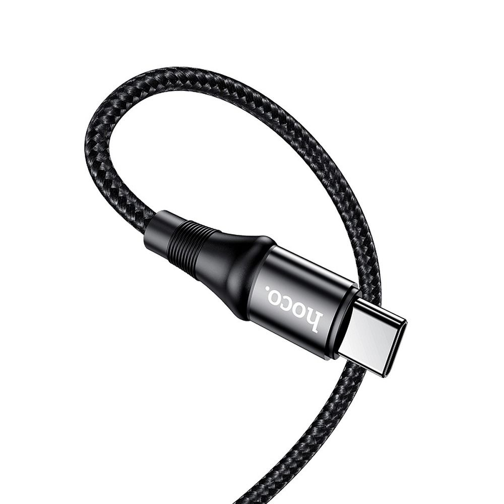 Cablu Hoco Type-C la Type-C PD 5A 100W X50 1m Negru [2]