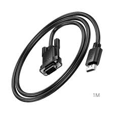 Cablu HOCO US12 HDMI (mascul) la VGA (mascul), HD 1080p, 2 m, Negru [2]