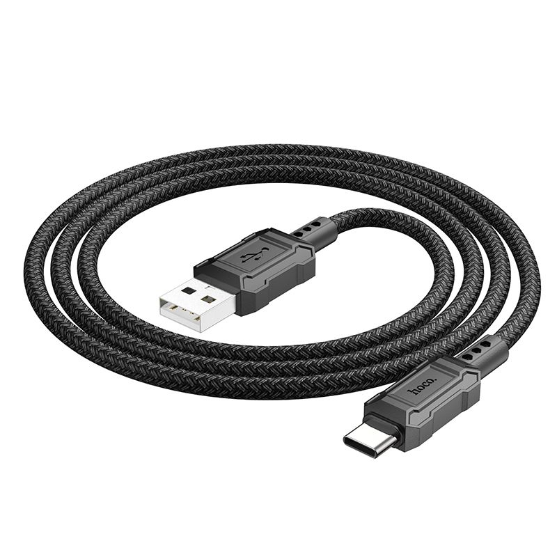 Cablu Hoco USB-A la Type-C 3A X94 1m Negru - Încărcare Super Rapidă și Conectivitate Sigură [1]
