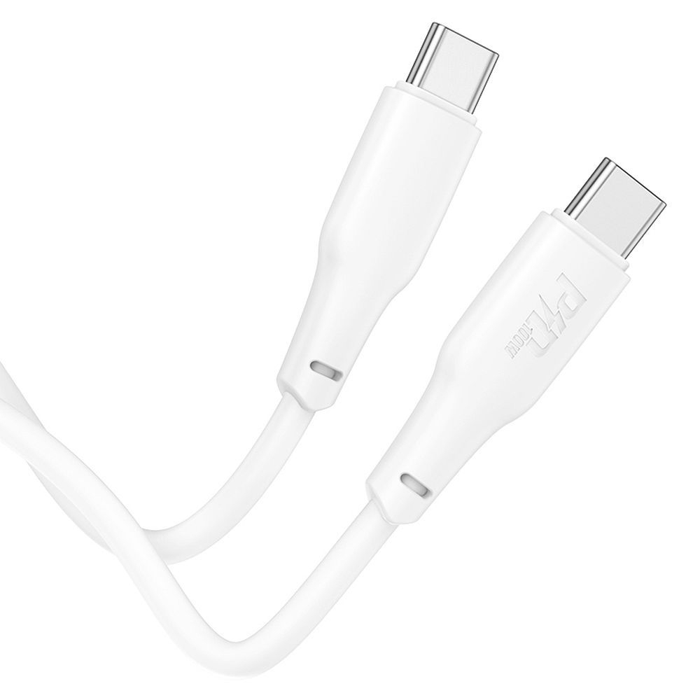 Cablu Hoco X93, USB Type-C la USB Type-C, Încărcare Rapidă 100W, 1m, Alb [2]