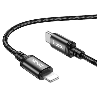 Cablu USB-C la Lightning Hoco X89, PD 20W, 1m, Negru – Încărcare Rapidă [2]