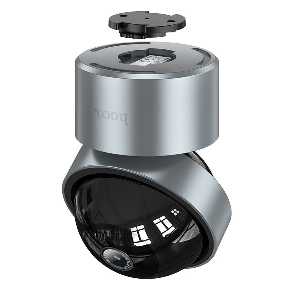 Cameră de supraveghere interioară Hoco D5, Full HD, Mod Nocturn, Reglabilă, Argintie [1]