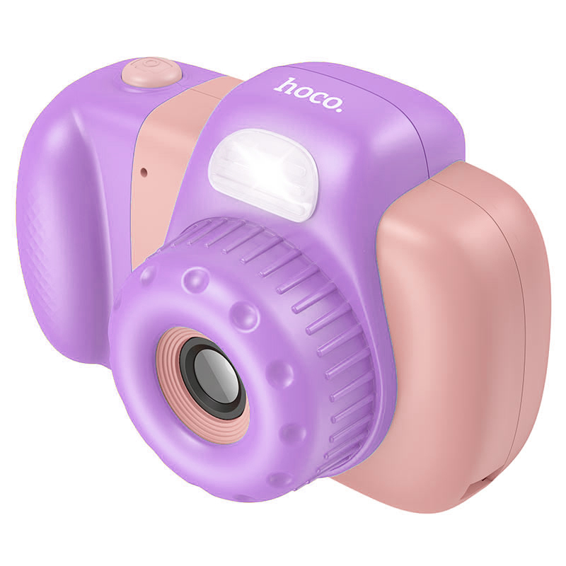 Camera Digitala HOCO DV201 Kids 1080P 2MP Roz camera foto video copii [3]