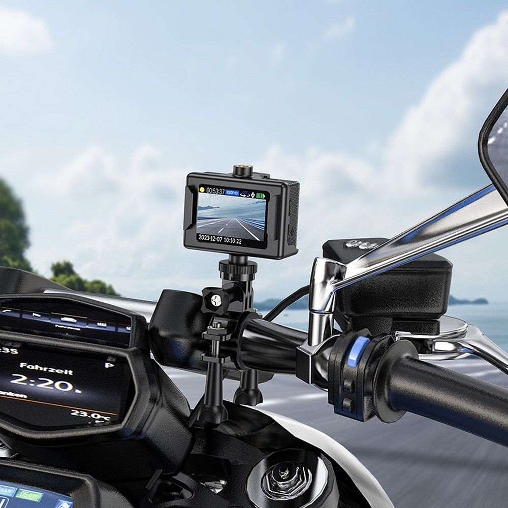 Cameră sport Hoco DV100 cu ecran 2", 1080p/30fps, neagră [2]