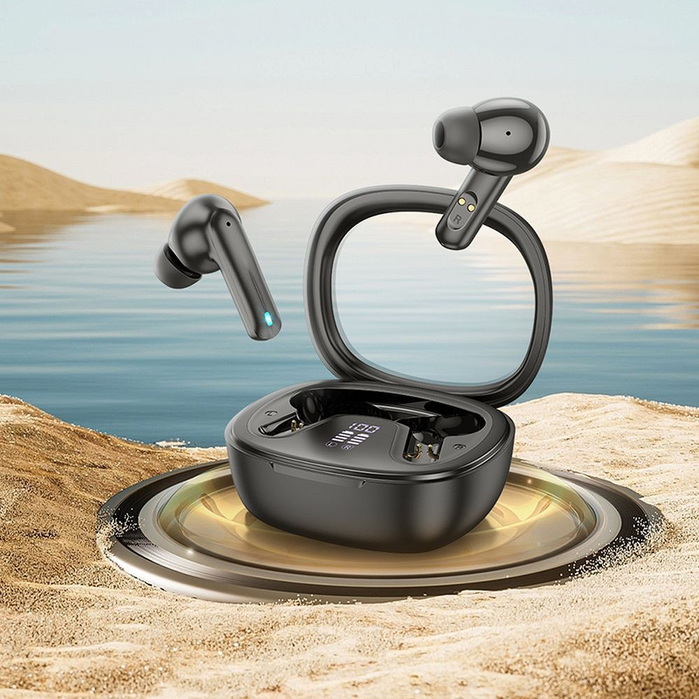 Căști Wireless Bluetooth Hoco EQ6 – TWS, Design Elegant, Negru [4]