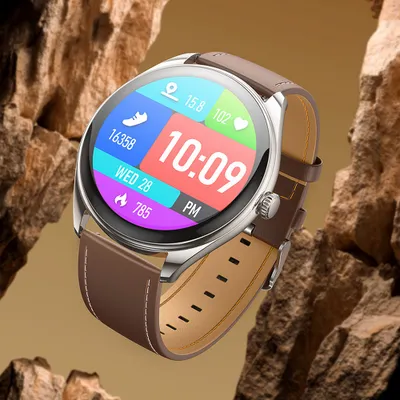 Ceas inteligent HOCO cu funcție de apel AMOLED Y22 argintiu [2]