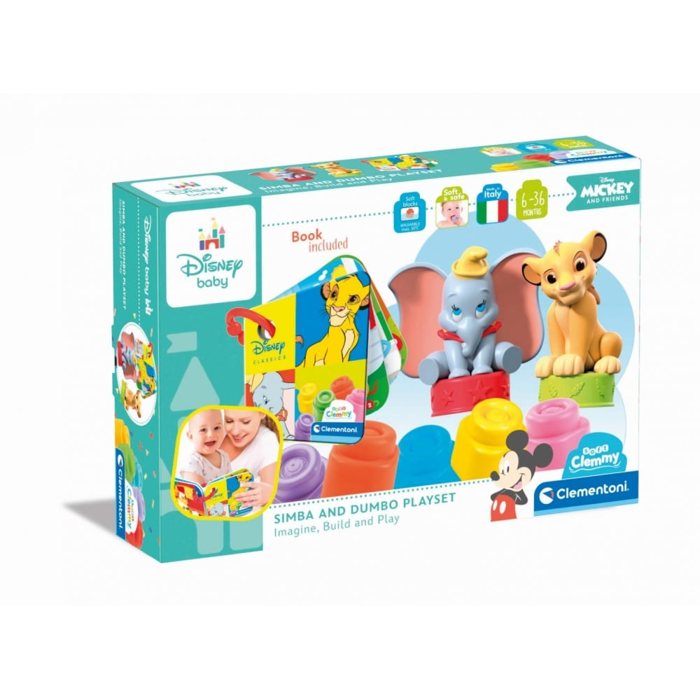 Clementoni Baby Clemmy Disney Classics Playset – Set blocuri moi cu carte [1]