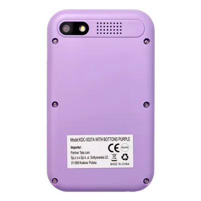 Consolă de Jocuri pentru Copii KDC-0027A, Display IPS 2.4", Butoane, Purple [3]