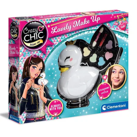 Crazy Chic Lovely – Set de Machiaj în Formă de Lebădă Clementoni [1]