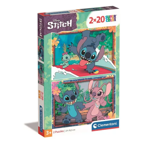 Disney Lilo și Stitch Angel – Puzzle Clementoni, 2x20 Piese [1]