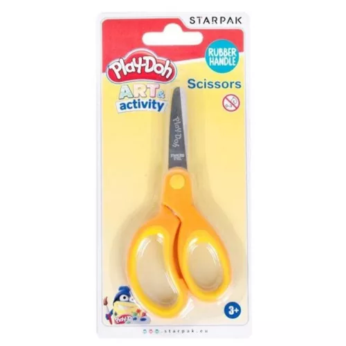Foarfece de Decupat Play-Doh – 13 cm, Sigură pentru Copii, Ideală pentru Hârtie [1]