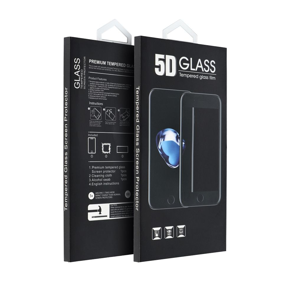 Folie de Sticlă 5D Full Glue pentru iPhone 16 Pro Max, Matte, Negru [5]