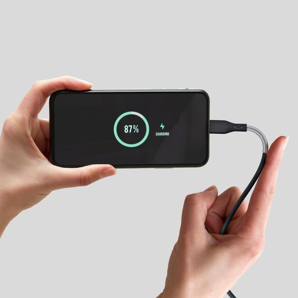 Forcell F-Energy Carbon CB-02C - Cablu Type-C la Type-C, PD QC3.0 5A 60W, 1m, Negru [2]