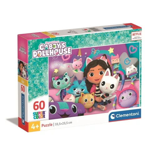 Gabby's Dollhouse Surrounded – Puzzle Clementoni, 60 Piese [1]