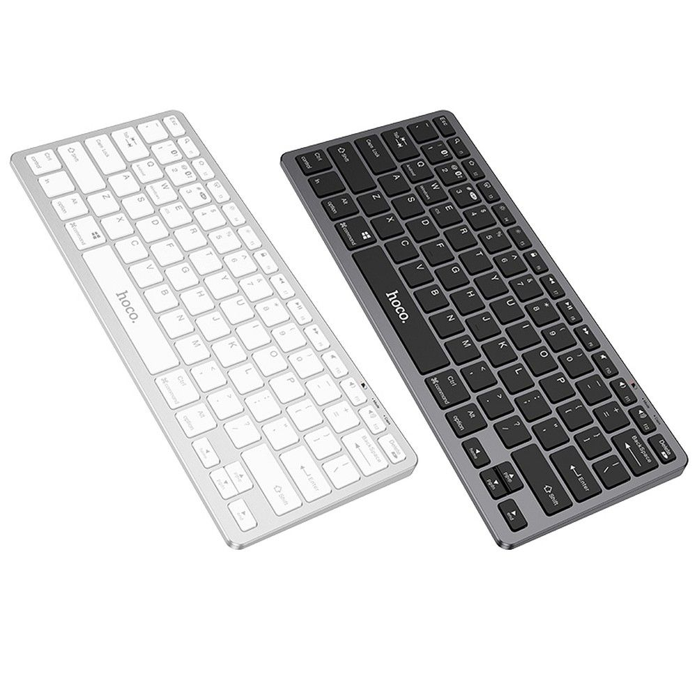Hoco GM32 - Tastatură Wireless QWERTY, Argintie [3]