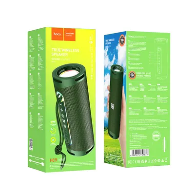 HOCO HC9 Dazzling Pulse – difuzor Bluetooth verde închis 10 W [1]