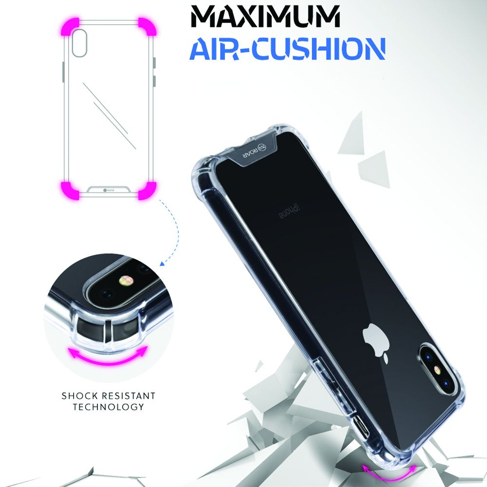 Husă Armor Jelly Roar pentru iPhone 16, Transparentă [3]