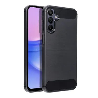 Husă carbon fiber neagră pentru Samsung Galaxy A15 (4G/5G) – slim și protecție anti‑șoc [1]