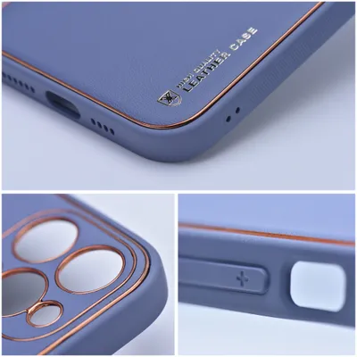 Husă din piele albastră pentru Samsung Galaxy S24 Plus – premium și elegantă [2]