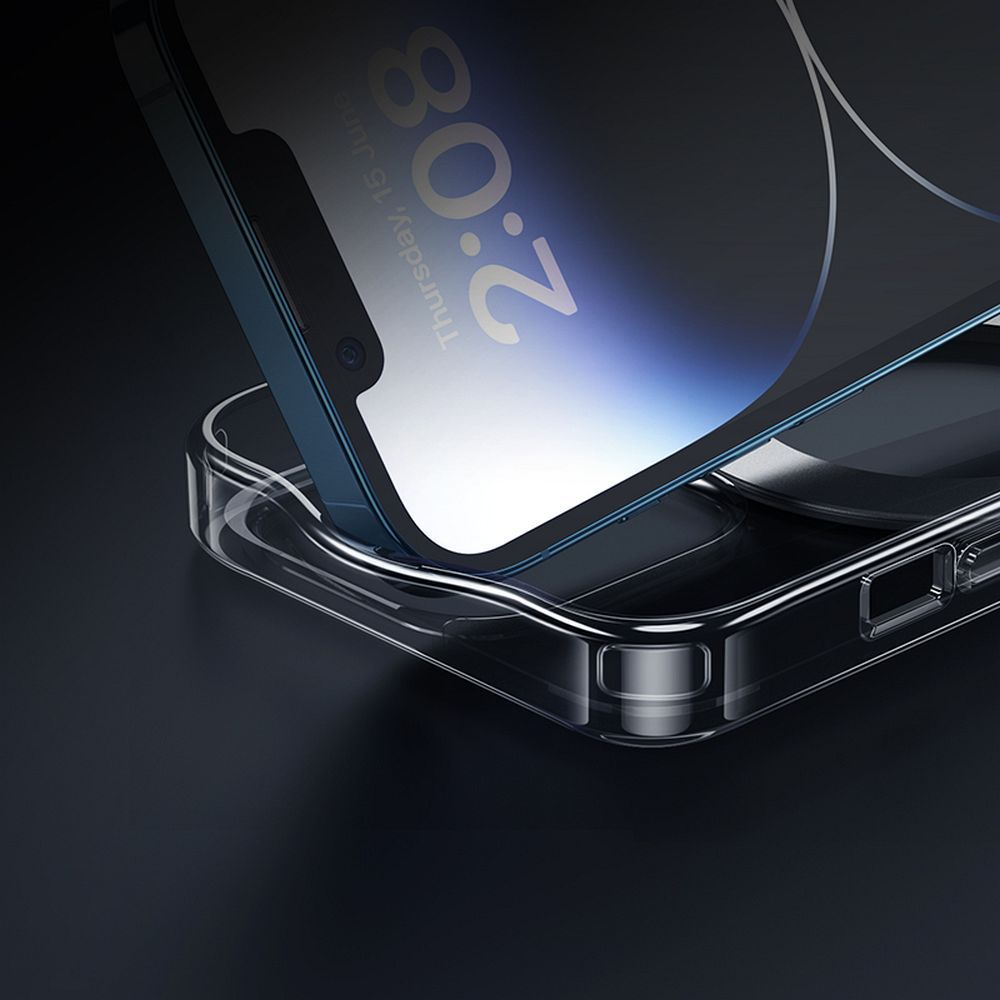 Husă HOCO AS1 cu inel rotativ compatibil cu MagSafe pentru iPhone 15 neagră [2]
