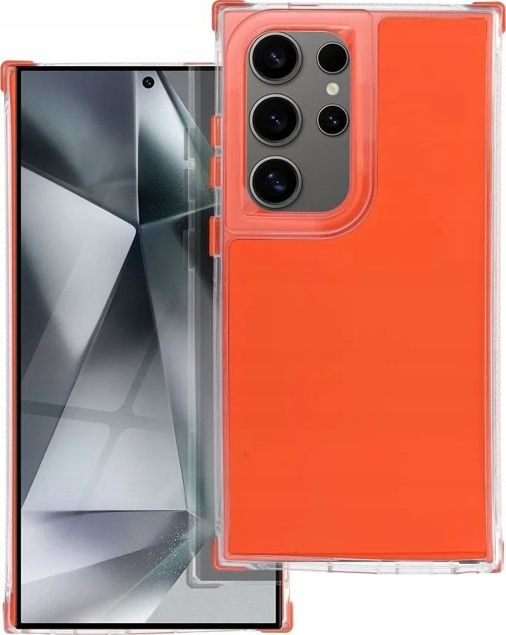 Husă MATRIX pentru Samsung Galaxy S24 Ultra – protecție premium și design vibrant, Orange [1]