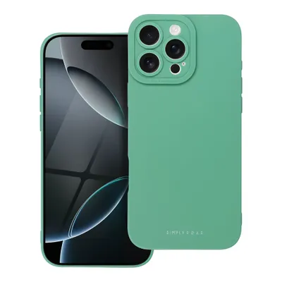 Husă Roar Luna verde pentru iPhone 16 Pro Max – supraprotectoare, cu design pastelat [1]
