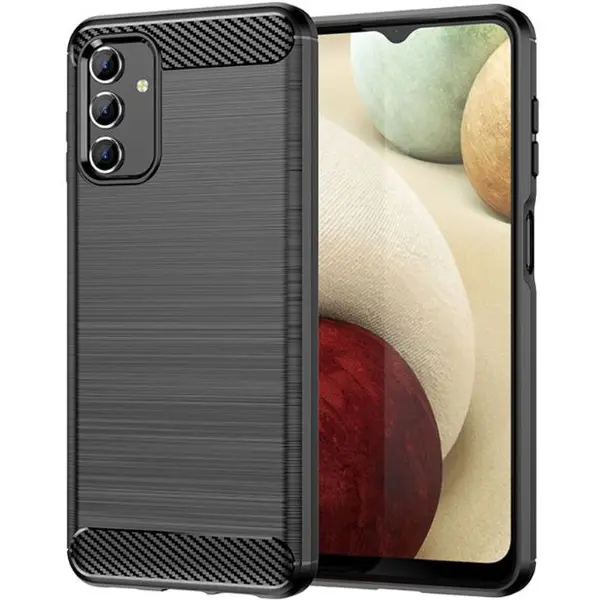 Husă Samsung Galaxy A13 5G / A04s negru – TPU textură carbon, slim și anti-șoc [1]