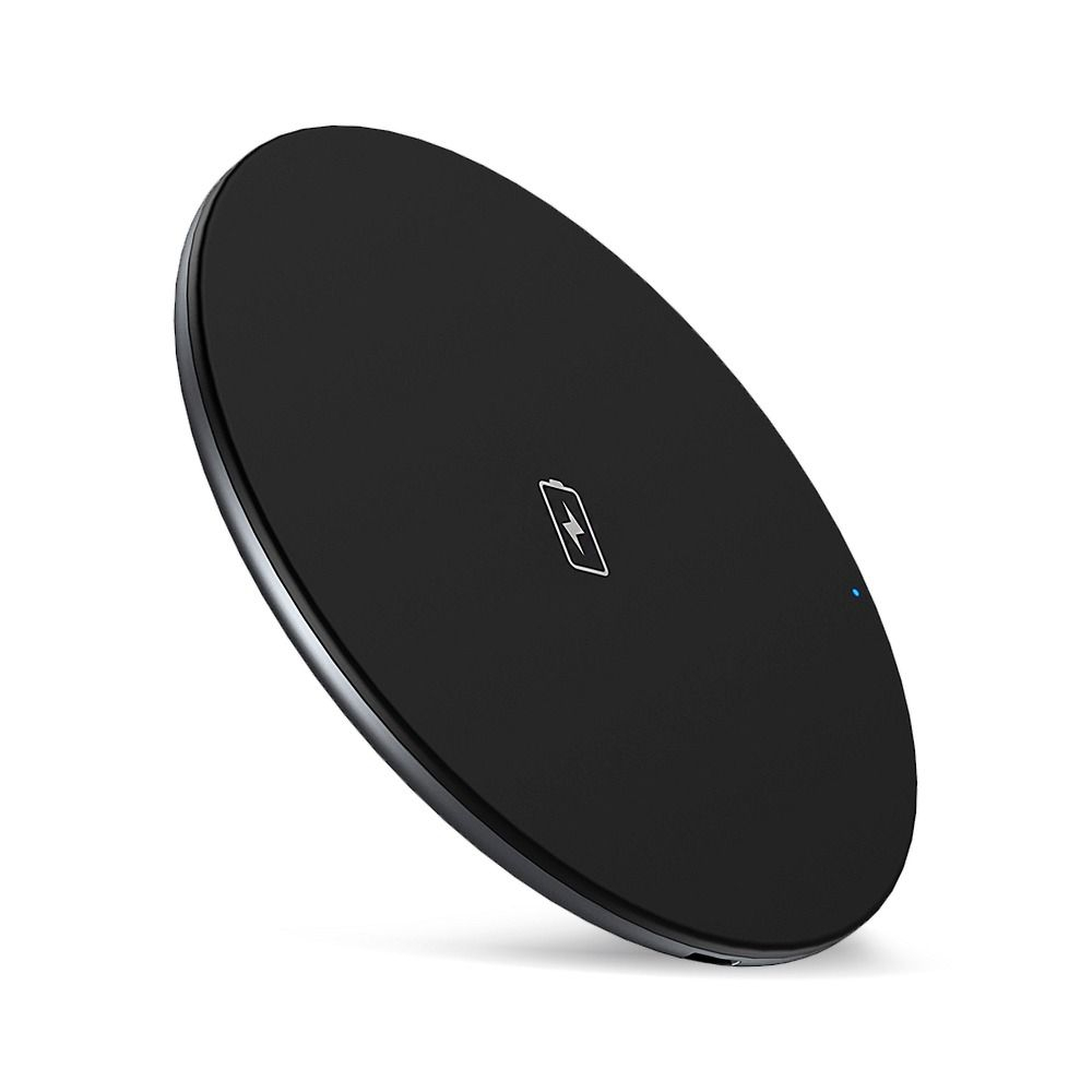 Încărcător Wireless Forcell F-Energy QI 15W + Cablu USB-C, Negru – Rapid, Elegant și Fără Fire [1]