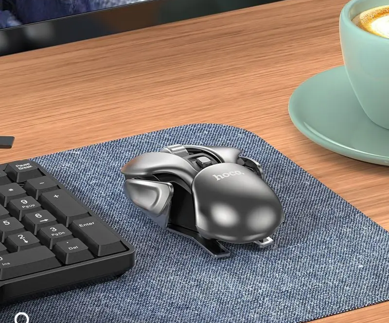 Mouse Gaming Hoco DI43 wireless 2.4GHz 1600 DPI 4 butoane ergonomic [3]