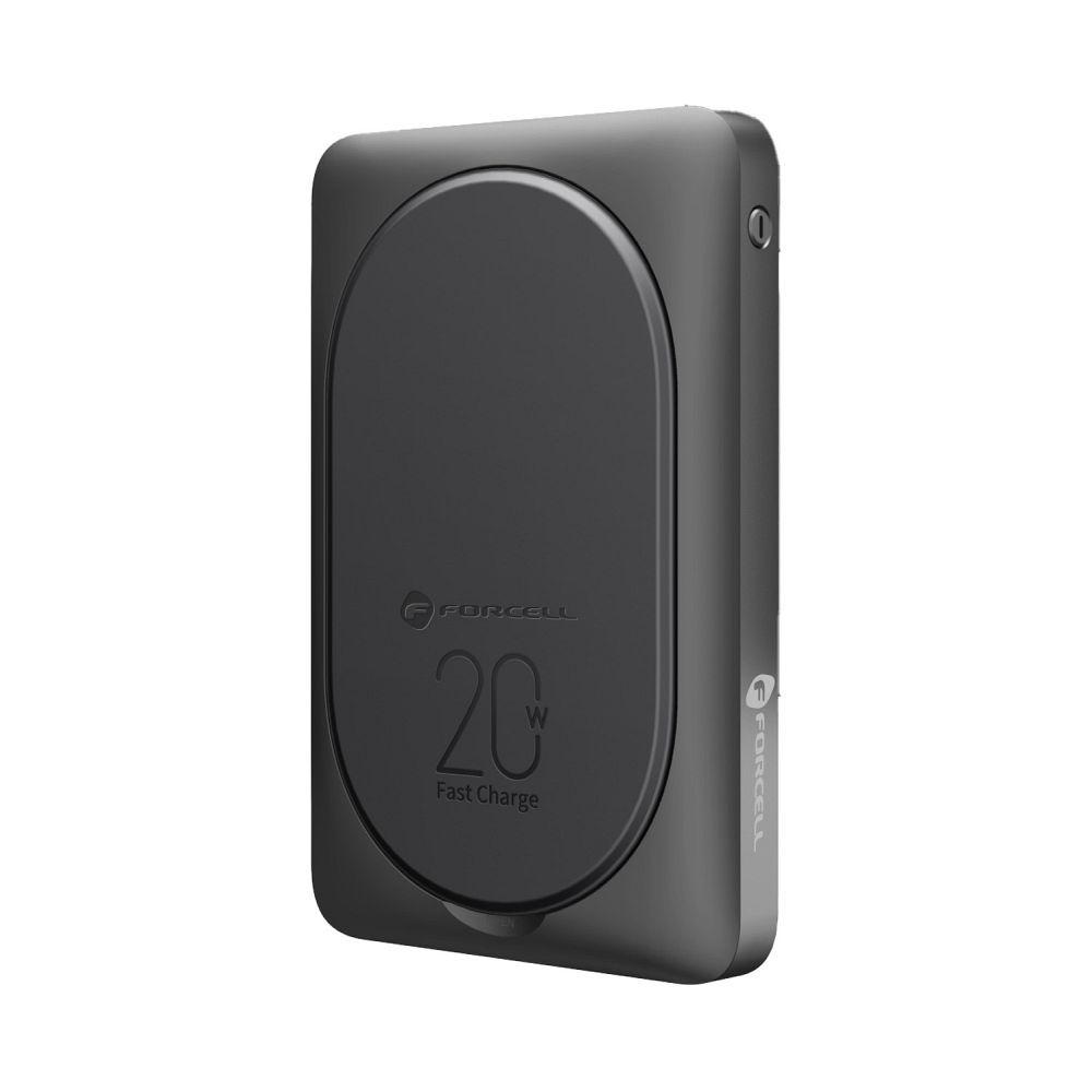 Powerbank Forcell F Energy F10K2 MagStand, Compatibil cu MagSafe, PD QC3.0, 5A, 20W, 10,000 mAh, Negru [5]
