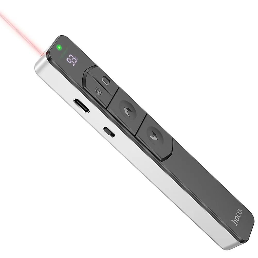 Prezentator Laser Wireless Hoco GM202, Bluetooth, Argintiu [1]