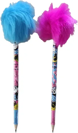Creion HB Disney Minnie Joy – Cu Decorațiuni și Puf, Ideal pentru Fetițe [1]