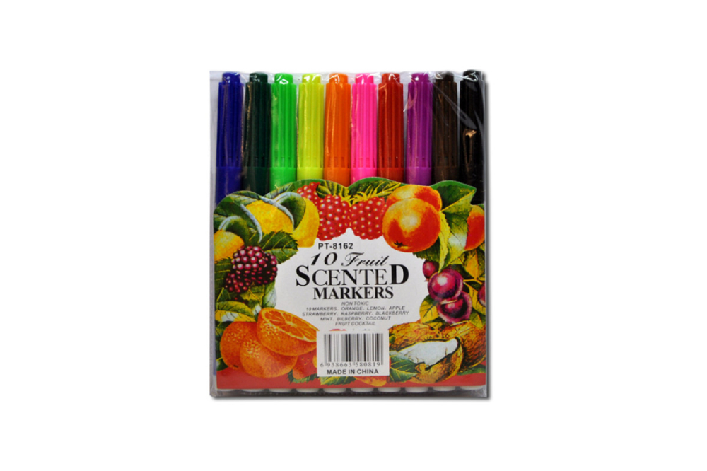 Set Carioci / Marker-e Colorate pentru Copii – 10 Culori [1]