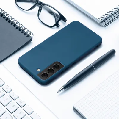 Silicone Husă pentru SAMSUNG A55 5G, albastru [1]