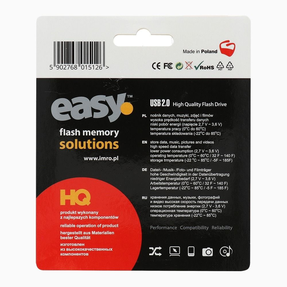Stick USB IMRO Easu Eco 16GB - Memorie Portabilă Eco-Friendly [2]