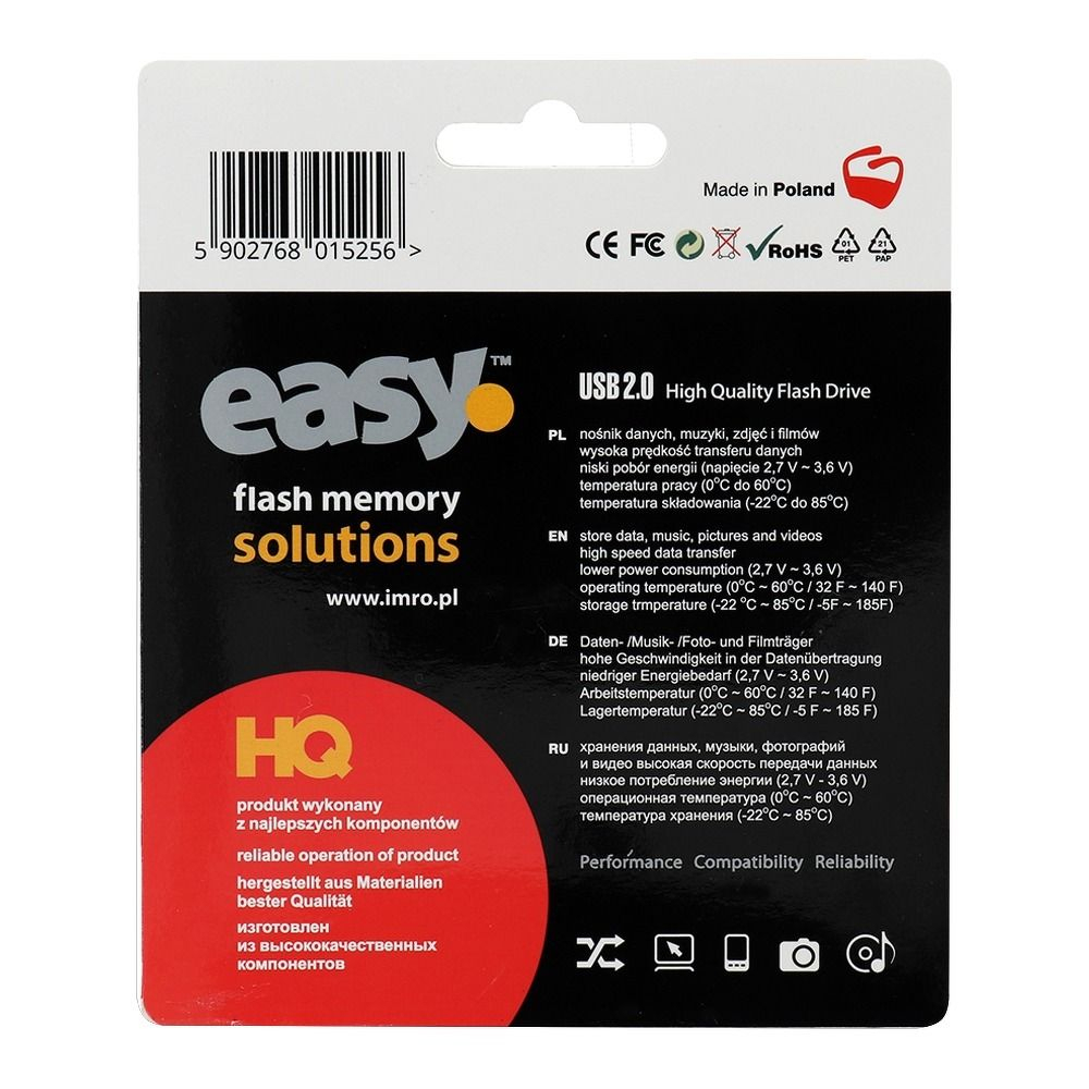 Stick USB IMRO Easu Eco 8GB - Memorie Portabilă Eco-Friendly [2]