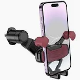 Suport Auto Gravitațional HOCO H66 Negru – Prindere pe Grilă de Aerisire, Telefon Universal [1]