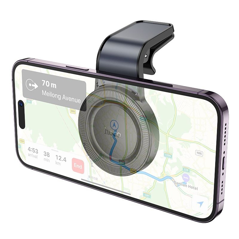 Suport auto magnetic Hoco H59, pentru grila de ventilație, Negru [5]