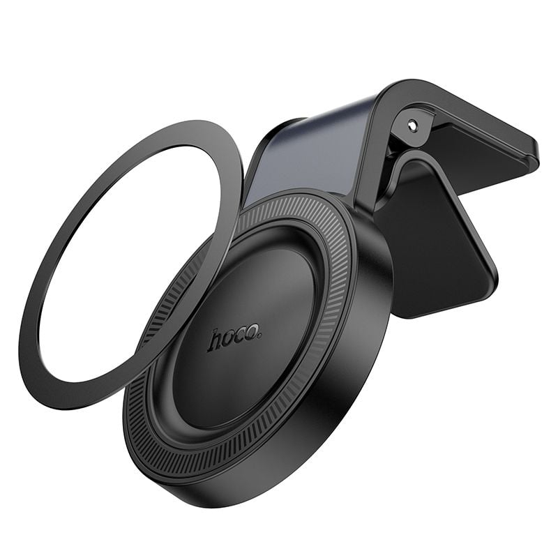 Suport auto magnetic Hoco H59, pentru grila de ventilație, Negru [4]