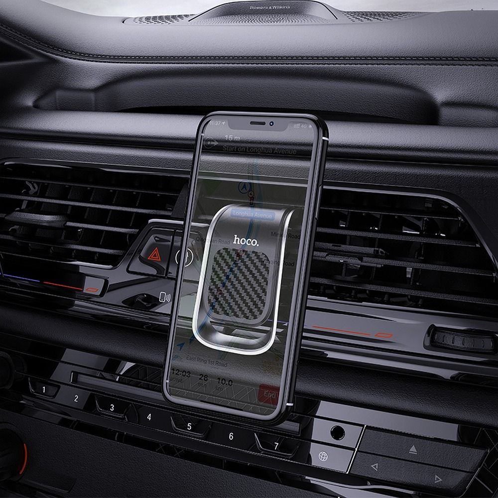Suport Auto Magnetic Hoco pentru Grilajul de Ventilație, CA74, Negru-Argintiu [3]