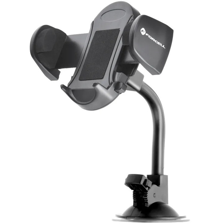 Suport auto telefon Forcell 17 cm suport telefon masina negru universal [3]