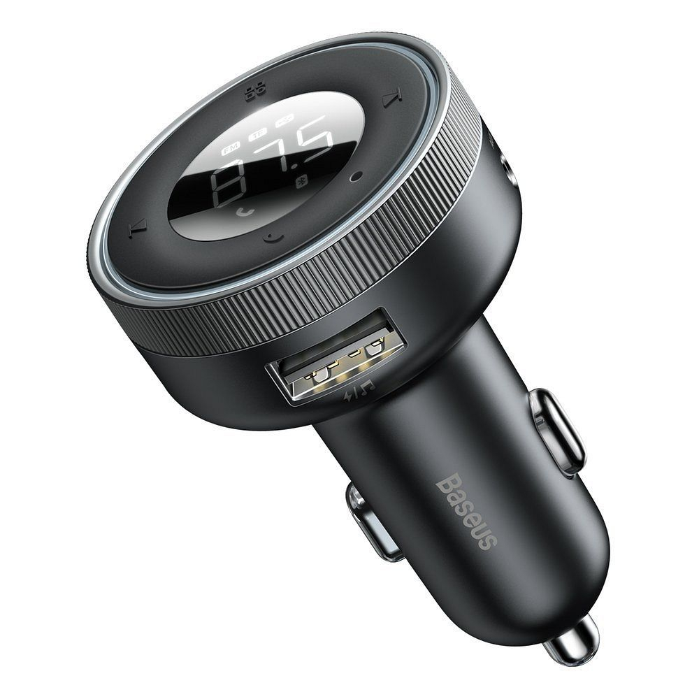 Transmițător FM Bluetooth 5.0 Baseus + Încărcător Auto 2x USB 3.4A QC3.0 – CCLH-01 [4]