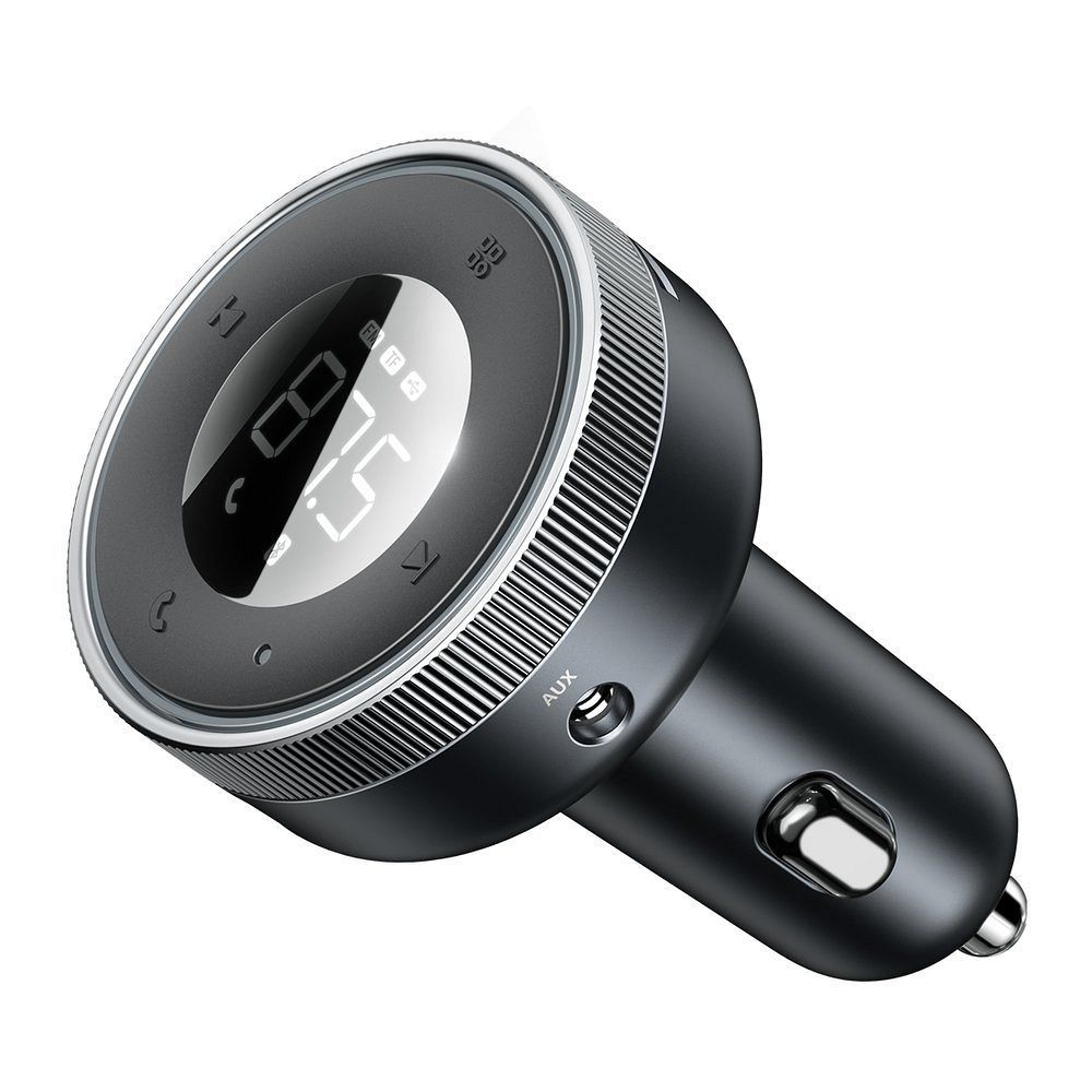 Transmițător FM Bluetooth 5.0 Baseus + Încărcător Auto 2x USB 3.4A QC3.0 – CCLH-01 [1]