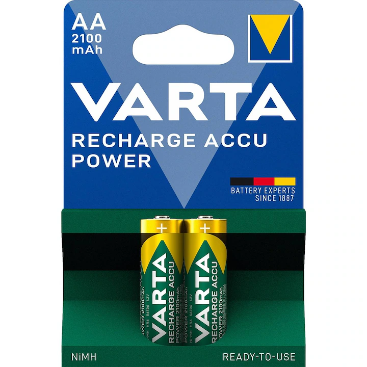 VARTA Recharge Accu Power / Recycled ‑ AAA / AA (verzi)‑ baterii NiMH reîncărcabile [1]