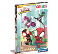 Puzzle copii - Omul Păianjen Spidey Puzzle maxi 60 piese Clementoni