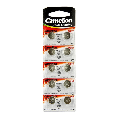 Grădină - Baterie Camelion AG12 – Alcalină, 1.5V