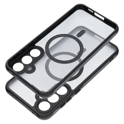 Husă FULL MATTE MAG COVER neagră pentru Samsung Galaxy A55 – Compatibilă MagSafe, protecție premium [1]