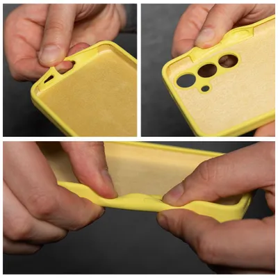 Husă din Silicon 2mm pentru Samsung A16 5G / A16 4G – Lemon, Protecție Slim și Vibrantă [2]