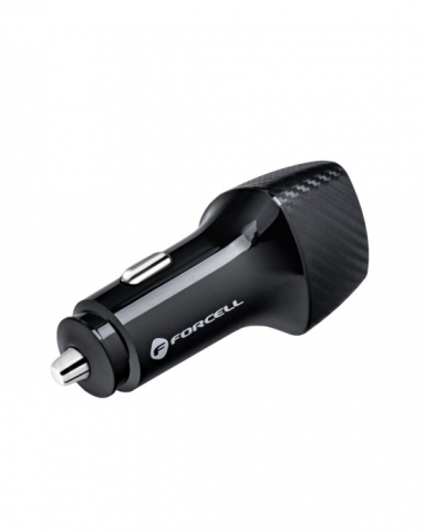 Încărcător Auto Forcell F-Energy Carbon – USB-C QC3.0 PD, Încărcare Rapidă, Design Premium [1]