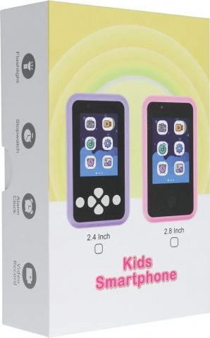 Telefon Gaming pentru Copii cu Display IPS 2,4", Butoane KDC-0027A, Violet [1]